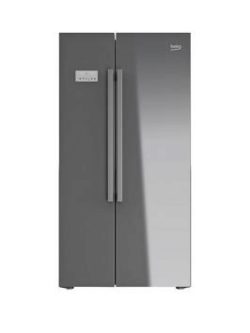 Beko Asl141S American-Style Fridge Freezer - Silver